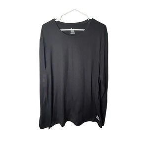 Reebok Men XL Black Long Sleeve T-Shirt Base Layer Performance Underwear Solid